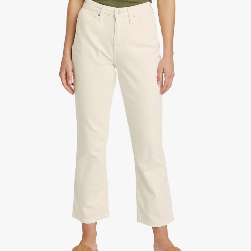 Women's High-Rise Slim Fit Stretch Bootcut
Jeans - A New Day White 12